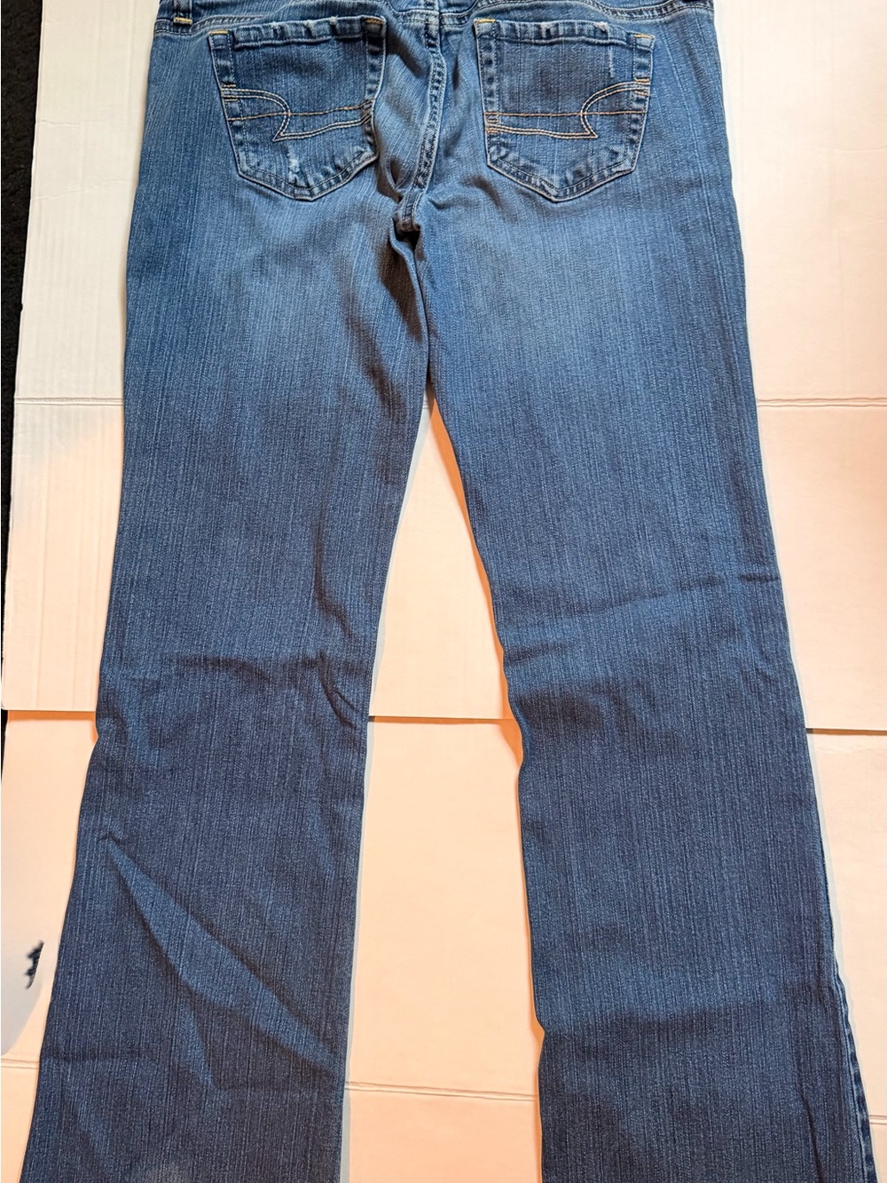 American Eagle Outfitters Women's Medium Blue Flare Jeans